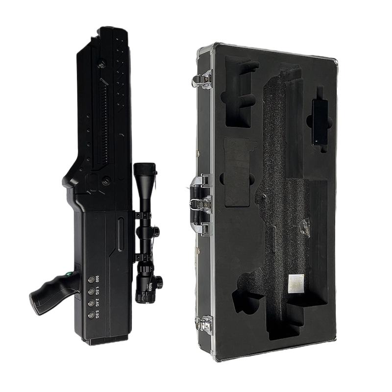  庆元手持便携式枪型低空防御反制四通道A型