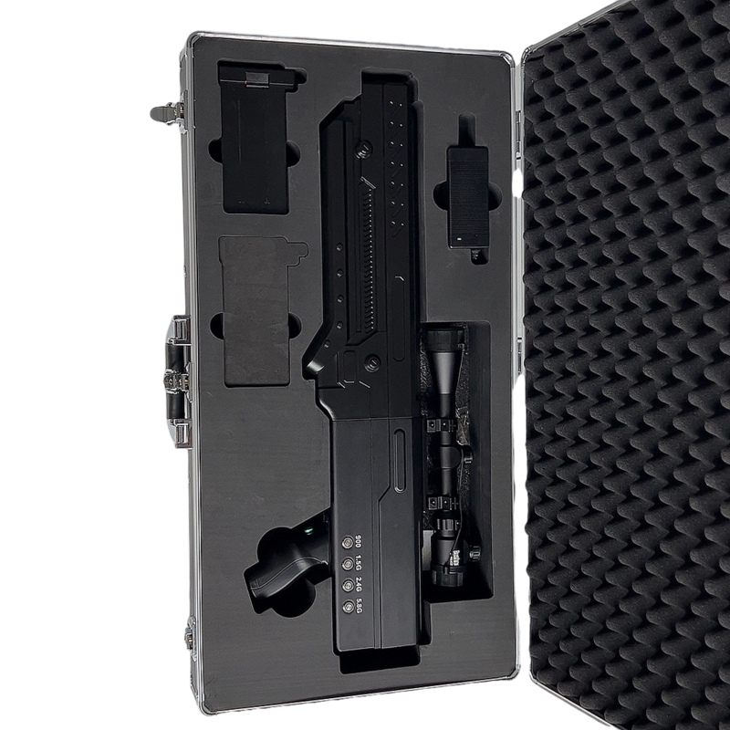  庆元手持便携式枪型低空防御反制四通道B型