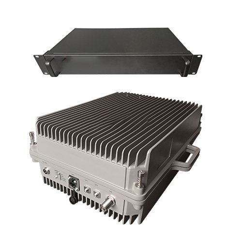  庆元TETRA800数字警用集群数字光纤直放站远近端机